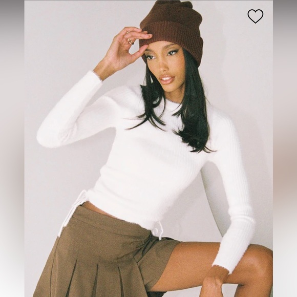 Princess Polly Sweaters - Princess Polly Jessica Sweater White. Like-new condition. Size XS/S